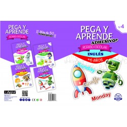 PEGA Y APRENDE - REPASO ESCOLAR Nº4 Inglés +6 AÑOS.