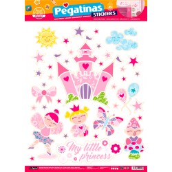 Pack 8 Un. Stickers Little princess (48x68)