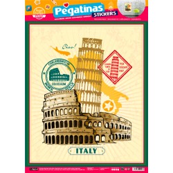 Pack 8 Un. Stickers Italy (48x68)