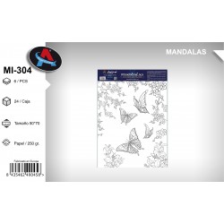 Pack 6 uds. Mandala Coloreable Animales 4
