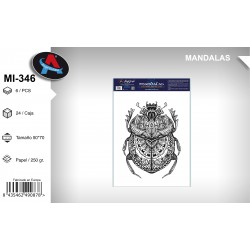 Pack 6 uds. Mandala Coloreable Animales 46