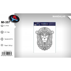 Pack 6 uds. Mandala Coloreable Animales 57