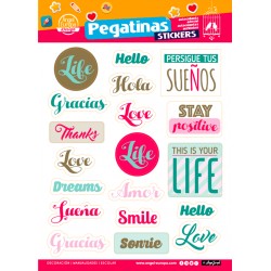 Stickers  Frases (24x34)