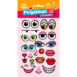 Stickers Faces (10x19)