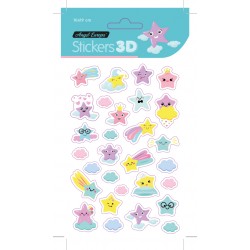 Pack 24 uds. Stickers Estrella(10x19)