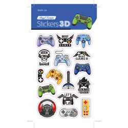 Pack 24 uds. Stickers Consola(10x19)