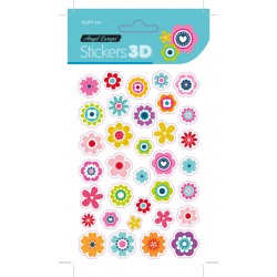 Pack 24 uds. Stickers Flores (10x19)
