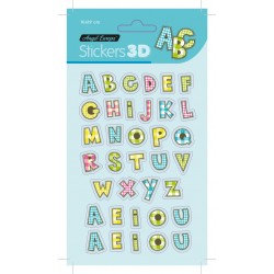 Pack 24 uds. Stickers Letras (10x19)