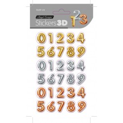 Pack 24 uds. Stickers Numeros (10x19)