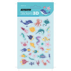 Pack 24 uds. Stickers Animales del mar (10x19)