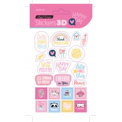 Pack 24 uds. Stickers Hsppy DAY(10x19)