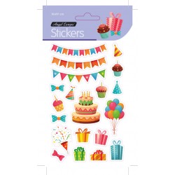Pack de etiquetas para decoración de cumpleaños - Stikets