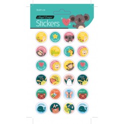 Pack 24 uds. Stickers ANIMALES (10x19)