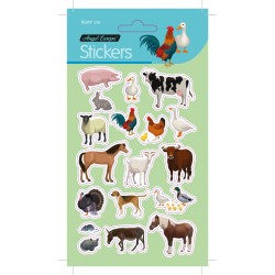 Pack 24 uds. Stickers ANIMALES 1 (10x19)