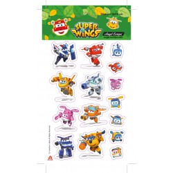 Pack 24 uds. Stickers Super wings (10x19)