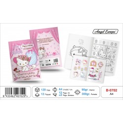 Pack 24 Uds. Pega y Colorea Charmmy Kitty