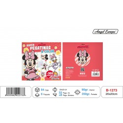 PACK 6. Super Pegatinas And Color Minnie