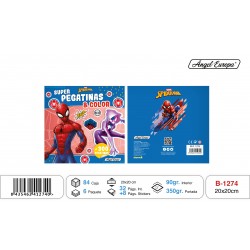 PACK 6. Super Pegatinas And Color Spiderman